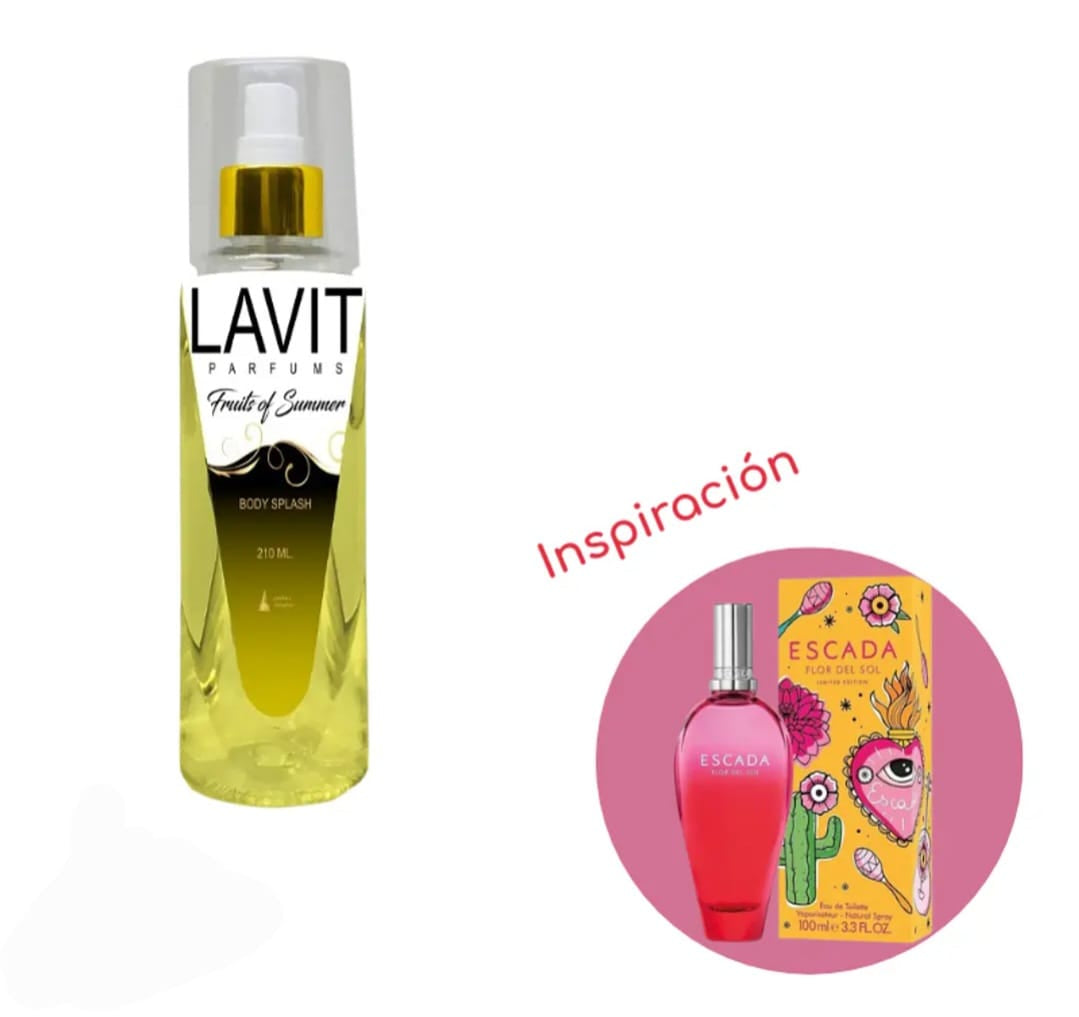 Body Splash Lavit Fruits Of Summer 210 mL
