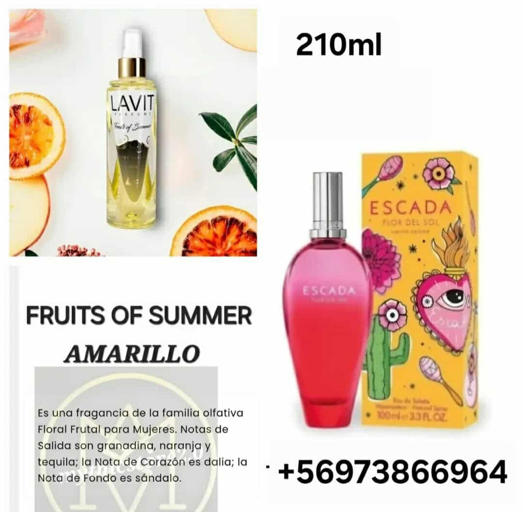 Body Splash Lavit Fruits Of Summer 210 mL