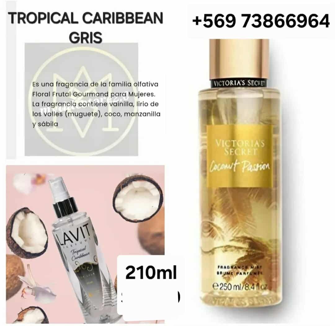 Body Splash Lavit Tropical Caribbean Coconut 210 mL